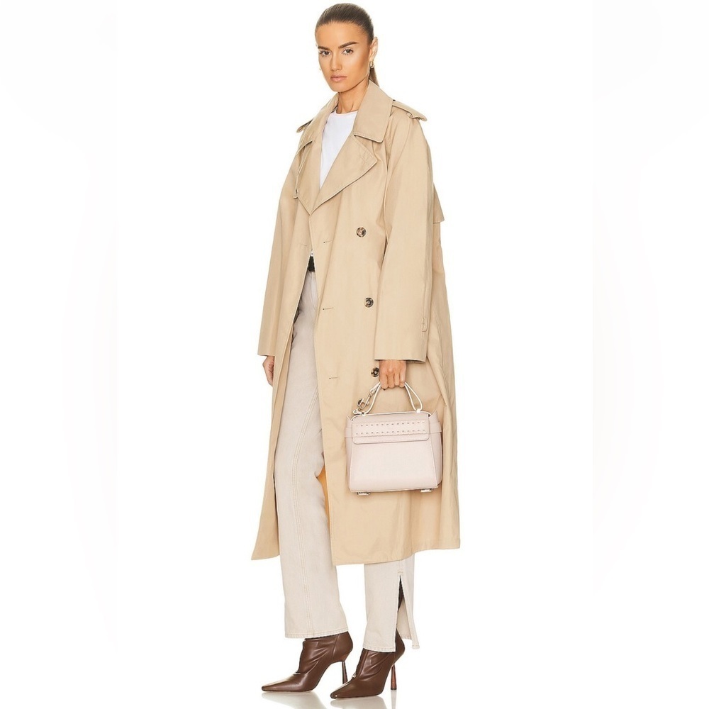 Chloé Nacha Small Top Handle Leather Bag in beige nude NWT - Picture 3 of 16